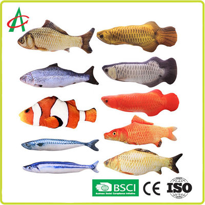 생선류 씹는 장난감 30X13X5cm, ISO9001 애완 호화로운 장난감을 시뮬레이션합니다