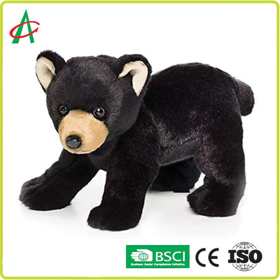 5.5x11.5 인치 살포 훈장을 가진 자극 곰 견면 벨벳 장난감 없음