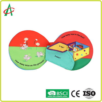 초보자들 18cmx18cm 화려한 프린팅을 위한 라운드 비정형 소프트 책