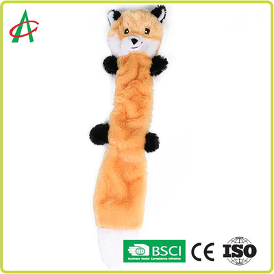 최고 연약한 직물 물자를 가진 꼭 껴안고 싶은 튼튼한 삐걱거리는 개 장난감 25cm
