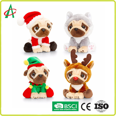 12 인치 음악 호화로운 장난감, OEM 노래하기 크리스마스 개 화려합니다