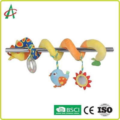 호화로운 오리와 반사경과 부드러운 boa 나선형 피럼 완구 68cm*35cm