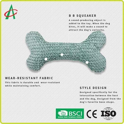 ISO9001 애완 호화로운 장난감 뼈는 간신히 승리한 사람으로 15cm*5.5cm을 형성했습니다