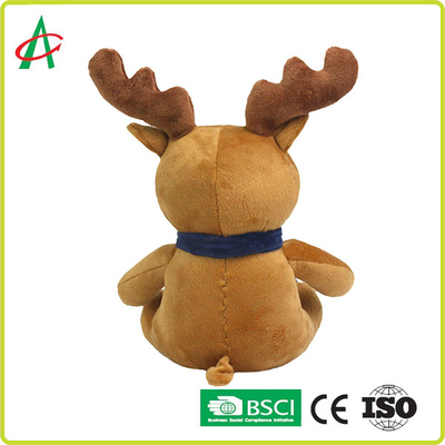 CPSC 20cm 높은 빨간 코 순록 t-셔츠와 스카프로 박제 동물