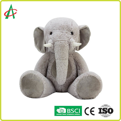수락가능한 30cm 회색 꼭 껴안고 싶은 박제 코끼리 견면 벨벳 장난감 OEM