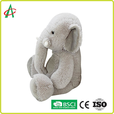 수락가능한 30cm 회색 꼭 껴안고 싶은 박제 코끼리 견면 벨벳 장난감 OEM