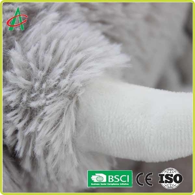 수락가능한 30cm 회색 꼭 껴안고 싶은 박제 코끼리 견면 벨벳 장난감 OEM