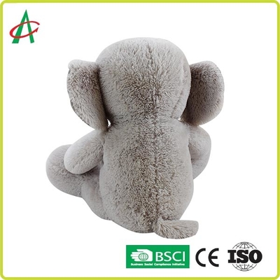 수락가능한 30cm 회색 꼭 껴안고 싶은 박제 코끼리 견면 벨벳 장난감 OEM