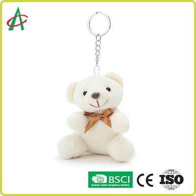 나비 넥타이로 10cm 사랑스러운 백곰 박제 동물