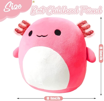 Angelber 무독성 20.4cm 소프트 다운 코튼 Axolotl 플러시 베개
